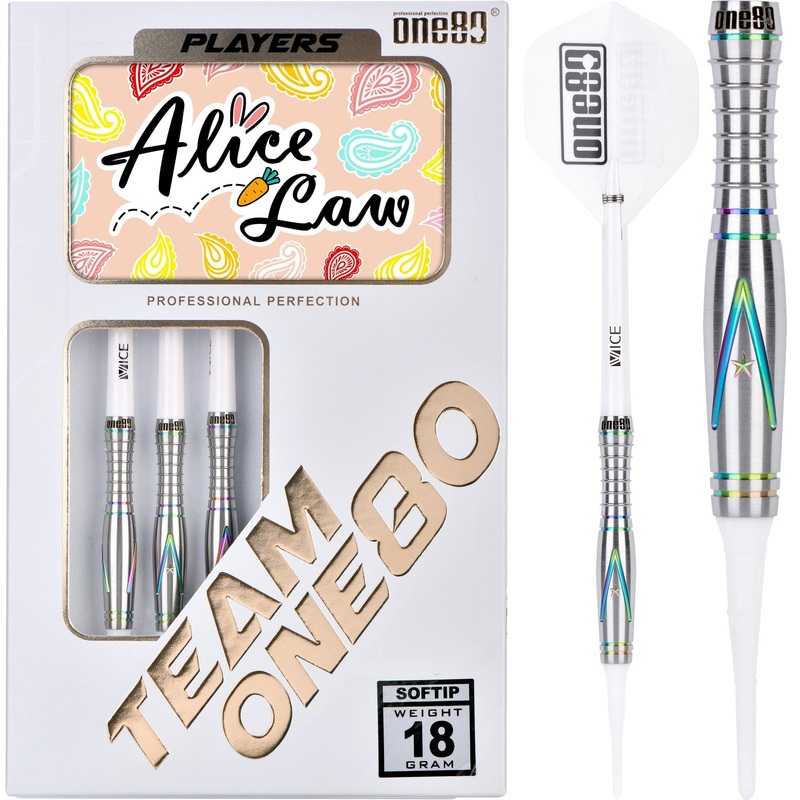 One80 Alice Law Darts – Soft Tip 20g