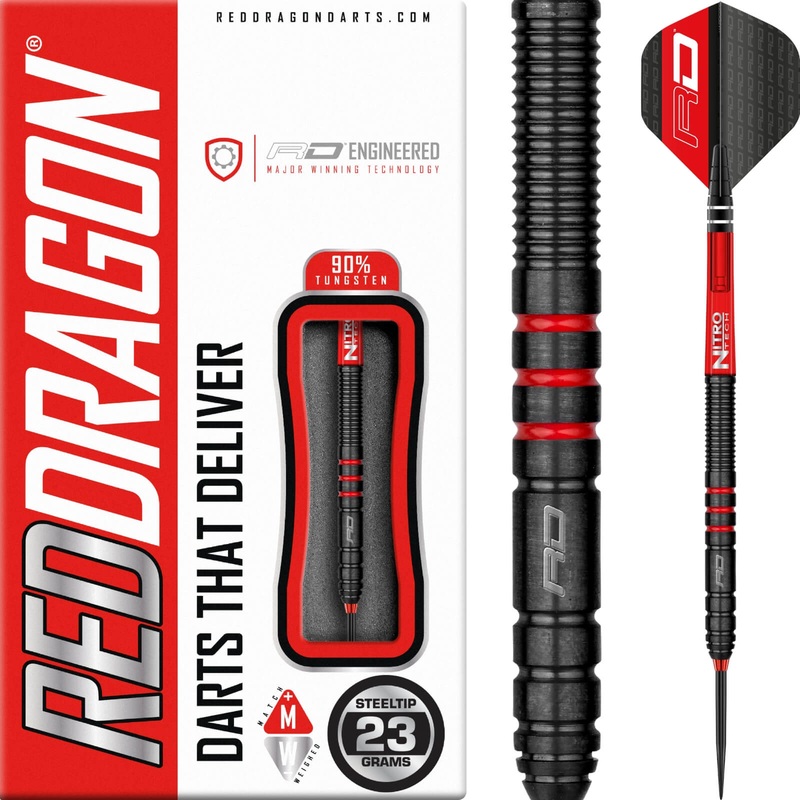 Red Dragon – Milano RS Darts – Steel Tip – 90% Tungsten – 23g