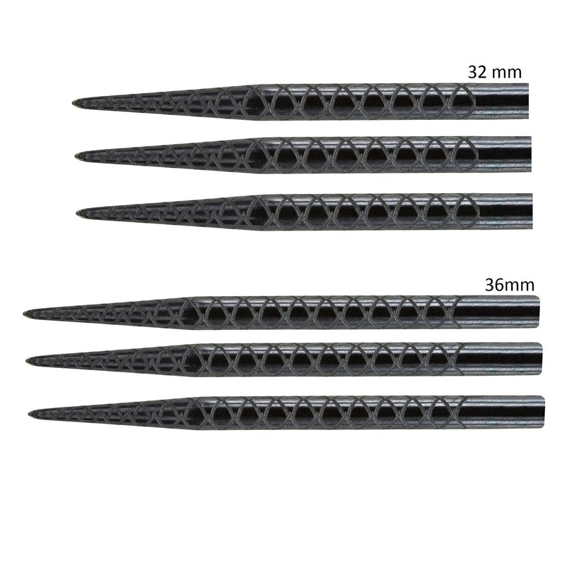 Target Diamond Cut Black Replacement Dart Points 32mm