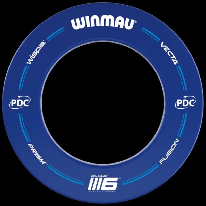 Winmau PDC Blade 6 Blue Surround Blue Not Included 43.6cm Inner Diameter, 67.5cm Outer Diameter