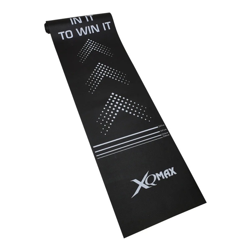 XQ Max PVC Dartmat Black White Arrow