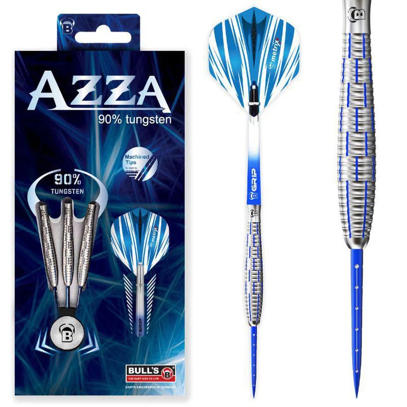 Bull’s DE Azza 90% Tungsten Steel Tip Darts 22 GRAM