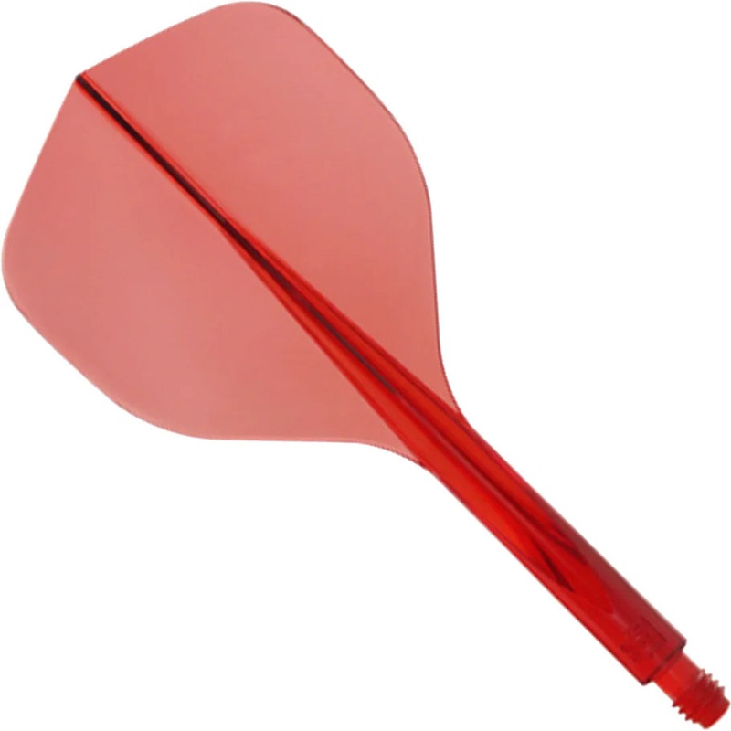 CONDOR AXE DART FLIGHT SYSTEM FLIGHTS – STANDARD – MEDIUM – CLEAR RED