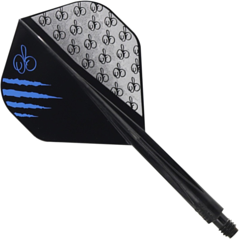 Condor AXE Dart Flights – The Master – Owen Bates – Standard – Black Short