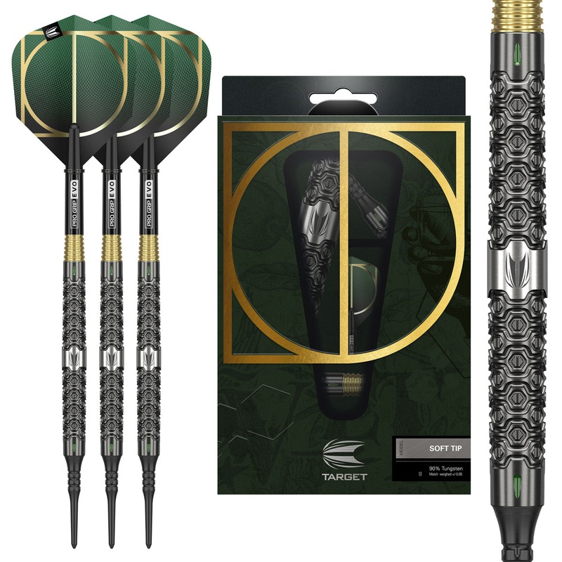 Cult 10 90% Tungsten Soft Tip Darts by Target 18 Gram