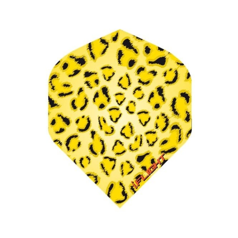 Designa Dart Flights – iFlight – Extra Strong – Std – Yellow Leopard