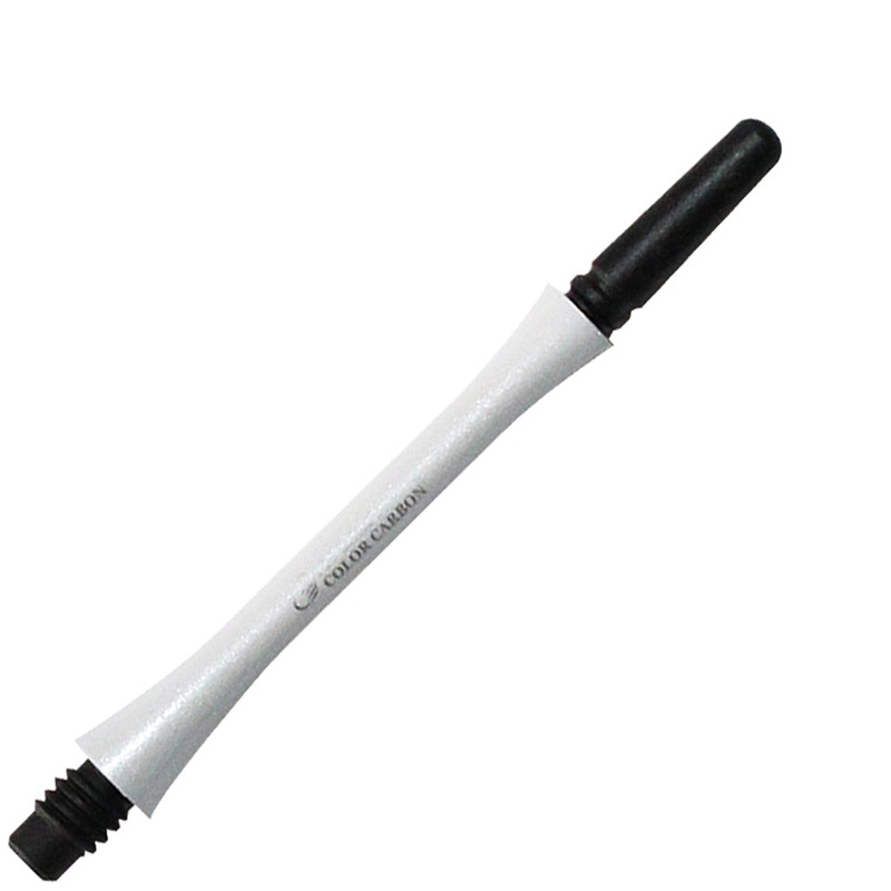 Fit Flight Carbon Slim Locked Dart Shafts – Super Medium #6 White