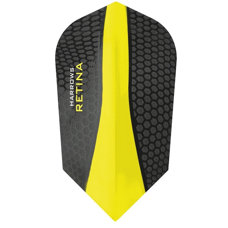 Harrows Retina Slim Yellow Dart Flights Yellow