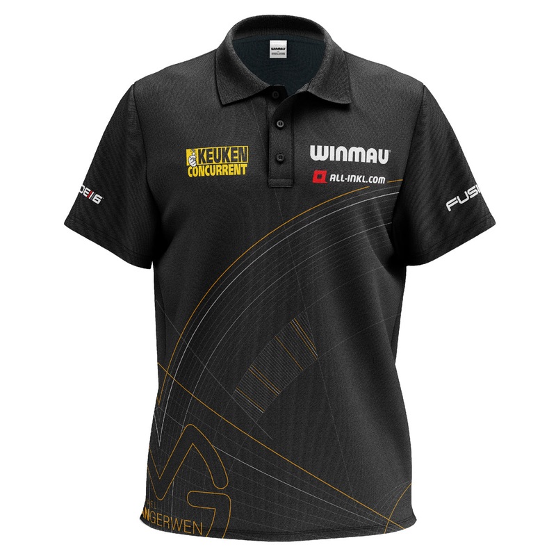 Michael van Gerwen MvG 5 Year Anniversary Dart Shirt by Winmau Small