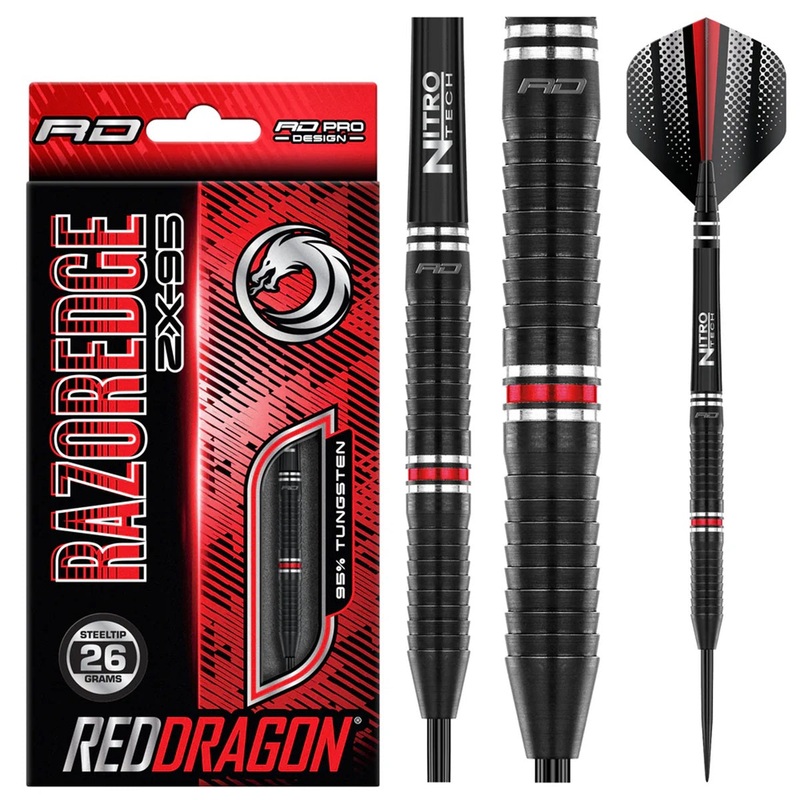 Razor Edge ZX-95 95% Tungsten Steel Tip Darts by Red Dragon 22 Gram