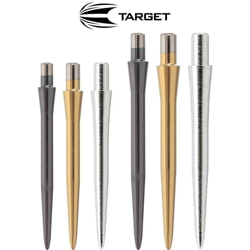 Target – Storm Smooth Dart Points – 26mm 30mm Black 26mm