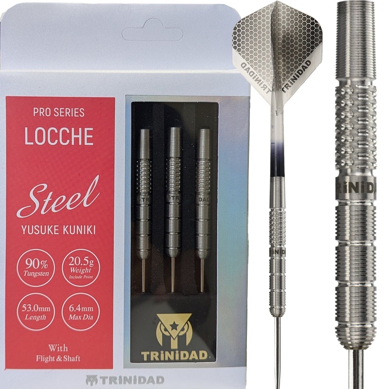 Trinidad Pro Darts – Steel Tip – 90% Tungsten – Locche – 20.5g