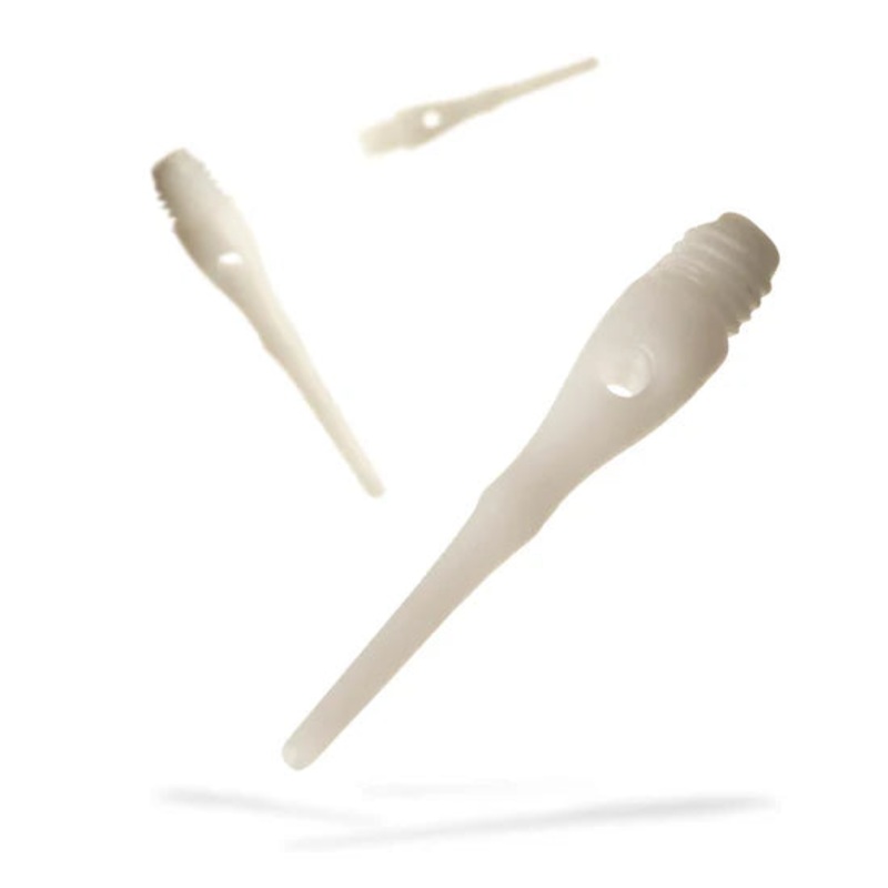 Viper Tufflex Tips III 2BA 100Ct Soft Dart Tips – White