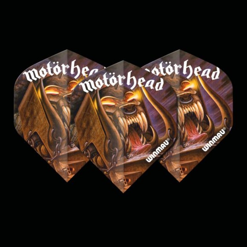 Winmau Rock Legends Motorhead Orgasmatron Standard 100 Micron Poly metronic extra thick