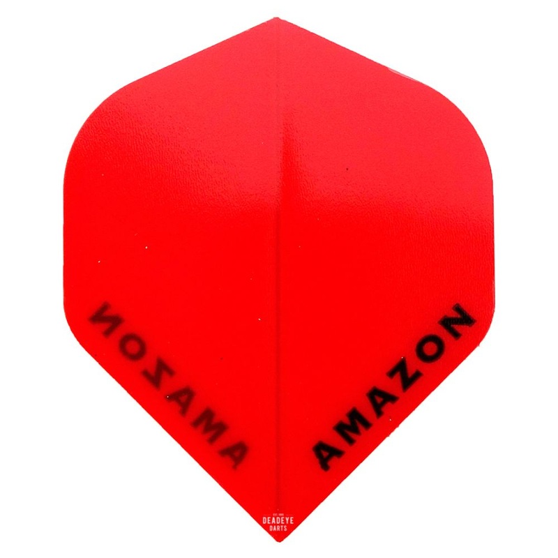 Amazon Poly Standard Dart Flights Red No2 Standard