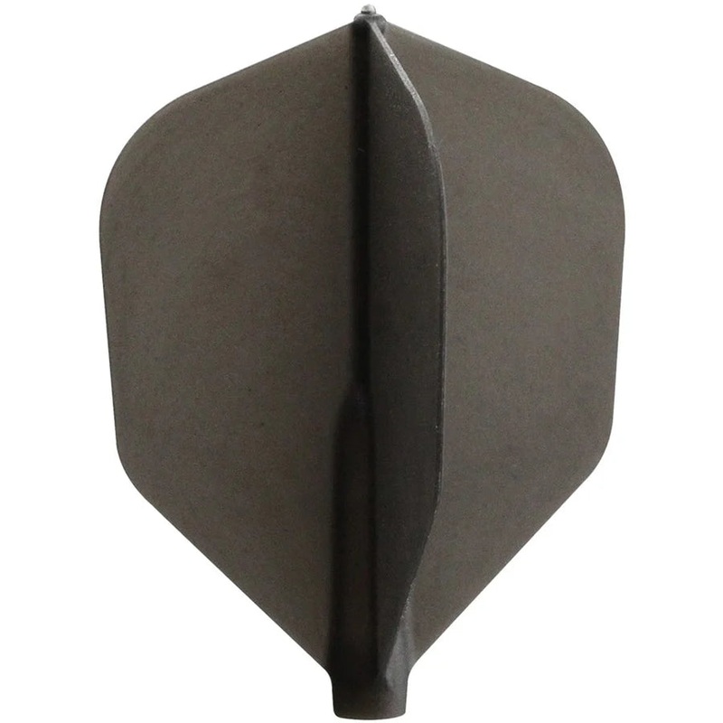 Cosmo Fit Flight Dart Flights – Shape Smoke Black Double Pack Shape 460 Micron Black
