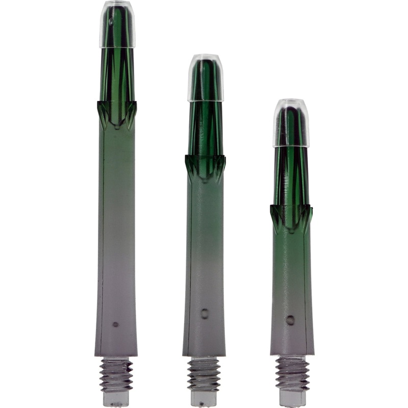 *L-Style – L-Shafts Gradient – N9 – Locked Straight – Black & Green L Style 190 33mm Short