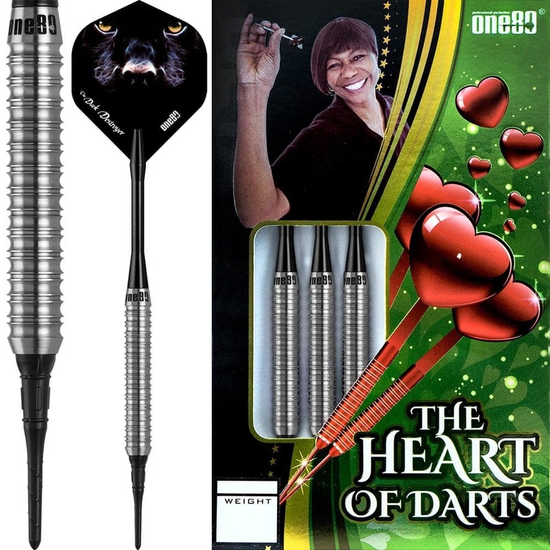 One80 Deta Hedman HD Darts – Soft Tip Tungsten – Hand Made 18g