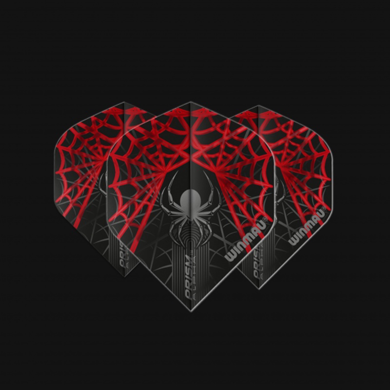 Prism Alpha Spider Black & Red Extra Thick Standard 100 Micron Poly metronic extra thick
