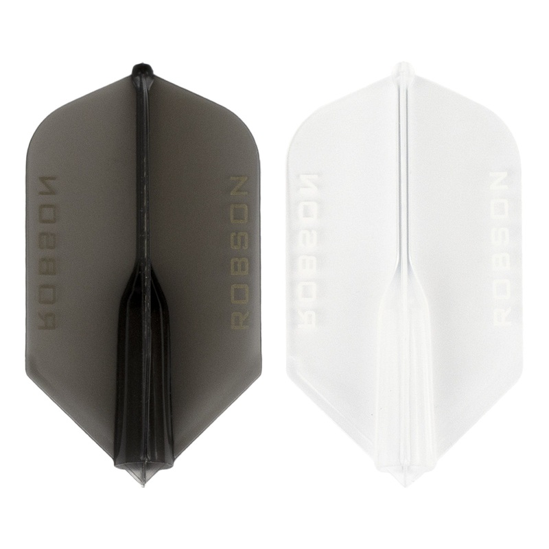 *Robson Plus Dart Flights – for all flights – Slim – Crystal Black