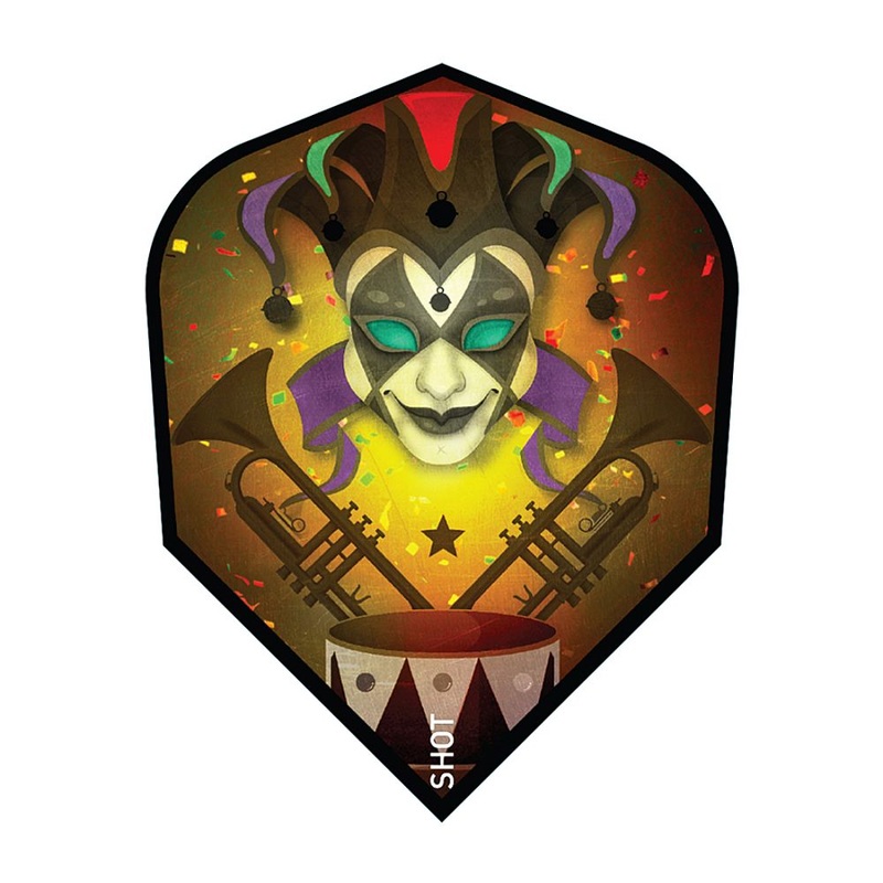 Shot Americana Jester Dart Flights No6 Shape