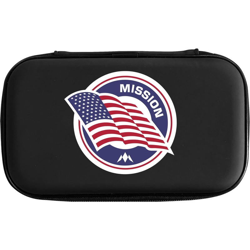USA Darts Case – Black – Wavy Flag – W1 – Stars and Stripes