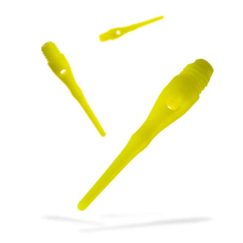 Viper Tufflex Tips III 2BA 100Ct Soft Dart Tips – Neon Yellow