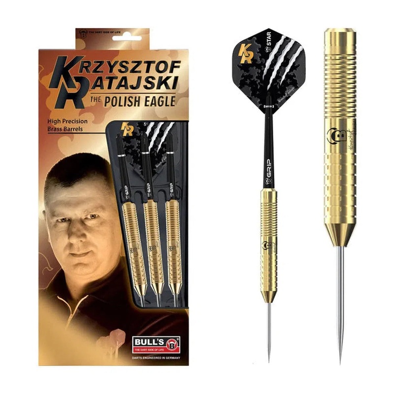 Bull’s DE Krzysztof Ratajski Brass Steel Tip Darts 22 GRAM