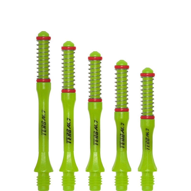 Cuesoul – Dart Shafts – Tero Flight System – AK7 – Slim – Set of 4 – Green Cuesoul 32mm