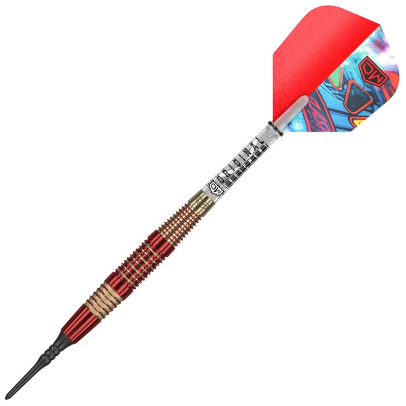Dart World Flash Back Soft Tip Darts – 18gm Red