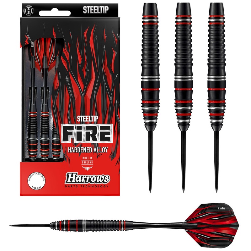 Fire High Grade Alloy Steel Tip Darts by Harrows 21 Gram