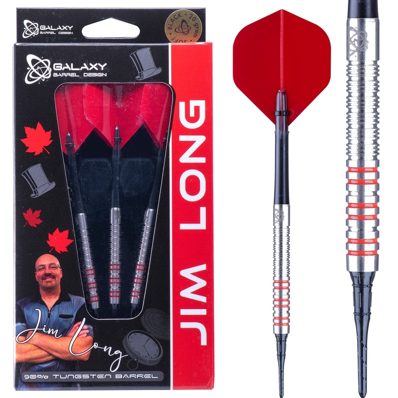 *Galaxy Jim Long Darts – Soft Tip – 90% Tungsten – The Gentleman – 20g
