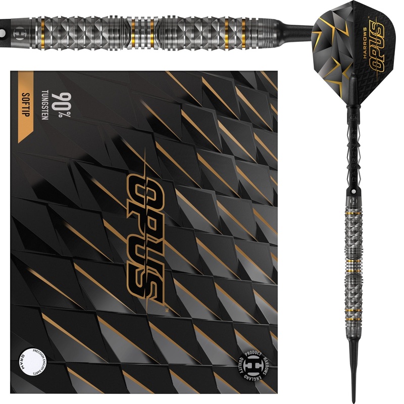 Harrows Opus Darts – Soft Tip – 90% Tungsten 18g
