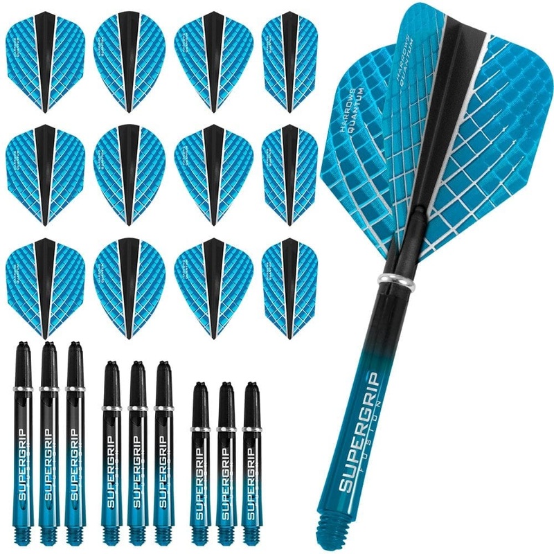 Harrows Quantum Fusion X – Flight & Shaft Combo Kit – Mixed – Aqua