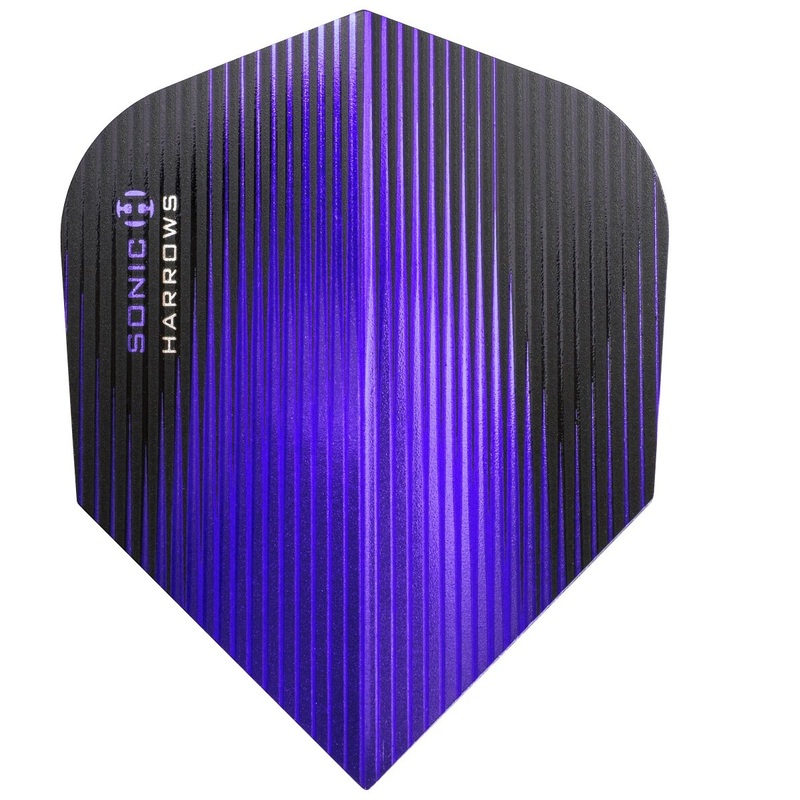 Harrows Sonic Standard Purple Dart Flights Purple