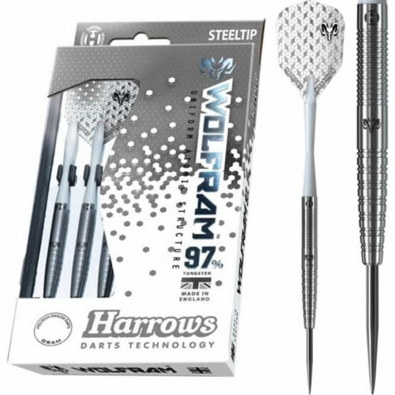 Harrows Wolfram Darts – Steel Tip – Made in England 21g
