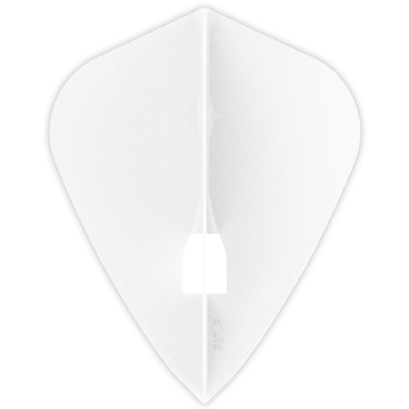 L-Style Pro Soft Dart Flights – L4 / Kite White 5 Sets