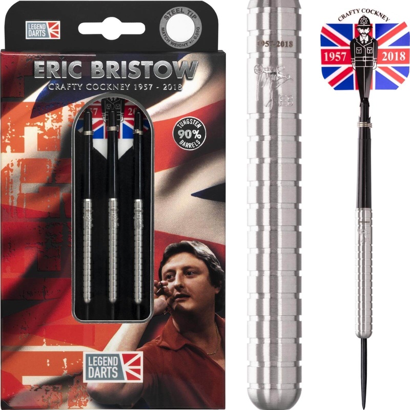 Legend Darts – Eric Bristow Natural Darts – Steel Tip – 90% Tungsten – 22g 24g 26g 22 grams