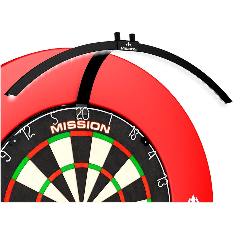 Mission Torus 100 – Folding Portable Travel Light – Dartboard Lighting Black