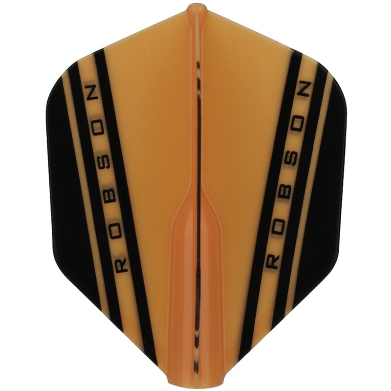 Robson Plus V Dart Flights – Shape Orange