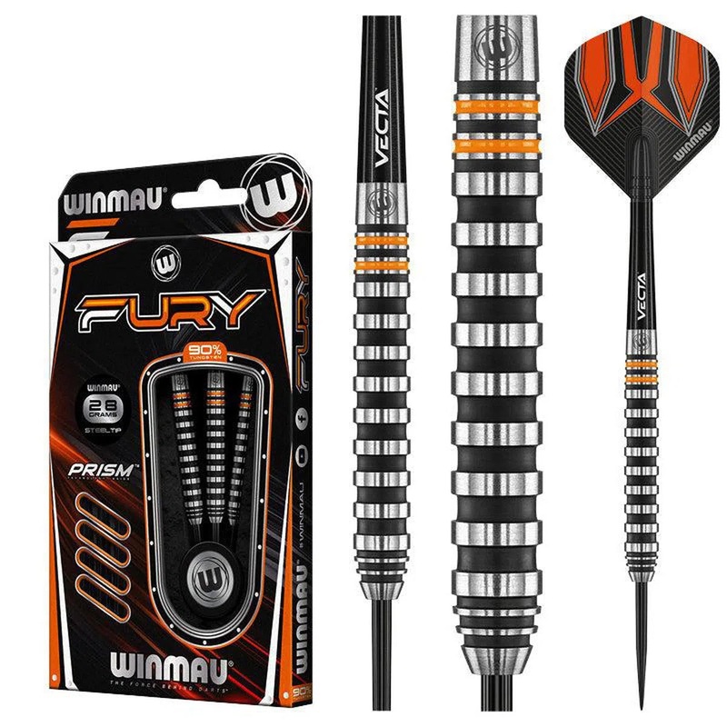 Winmau Fury 90% Tungsten Steel Tip Darts 22 GRAM