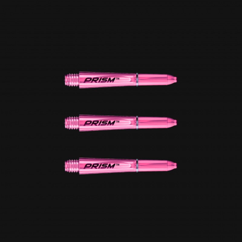 Winmau Prism 1.0 Extra Short Pink Polycarbonate Extra Short (27mm in length excluding thread) Pink