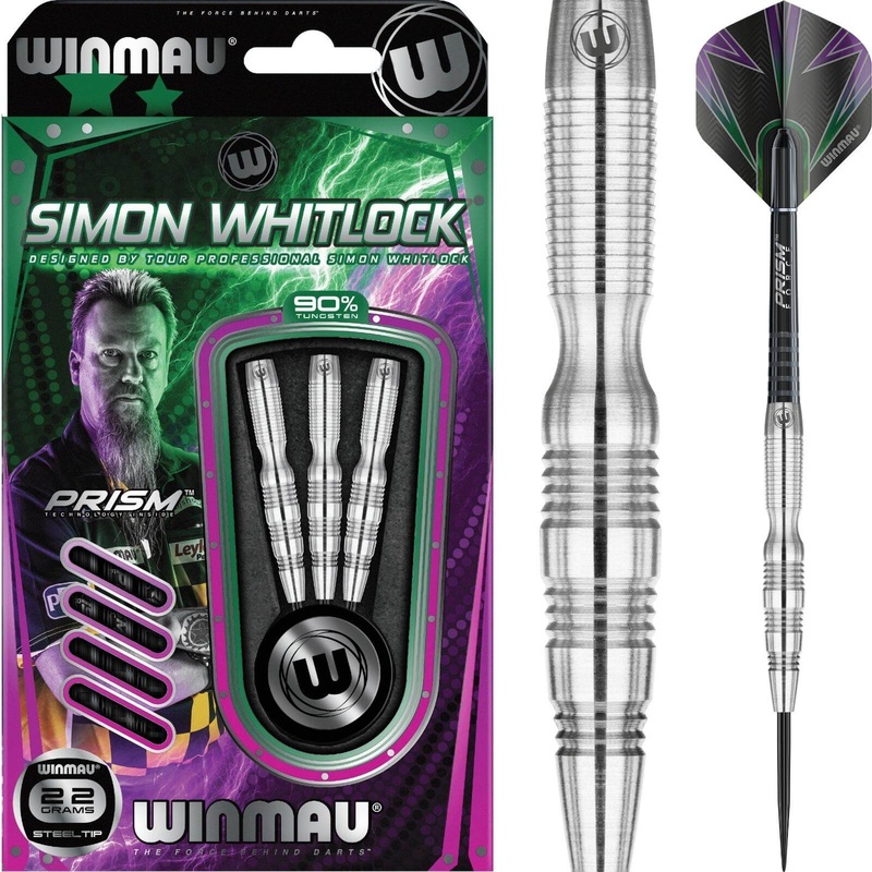 Winmau – Simon Whitlock Darts – Steel Tip – 90% Tungsten – 22g 24g 22 grams