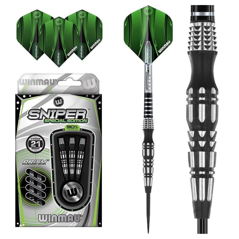 Winmau Sniper S.E. Style 2 90% Tungsten Steel Tip Darts 21 GRAM