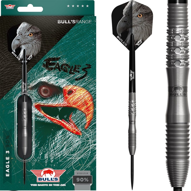 Bulls Eagle 3 Darts – Steel Tip – 90% Tungsten 22g
