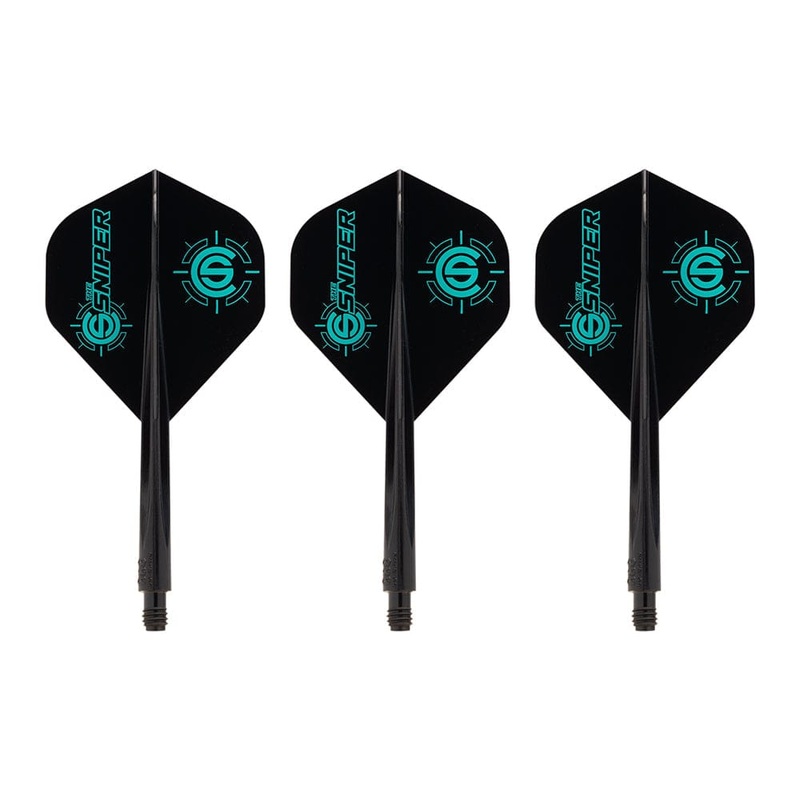 *Condor AXE Dart Flights – Standard – Connor Scutt – The Sniper – Black Short