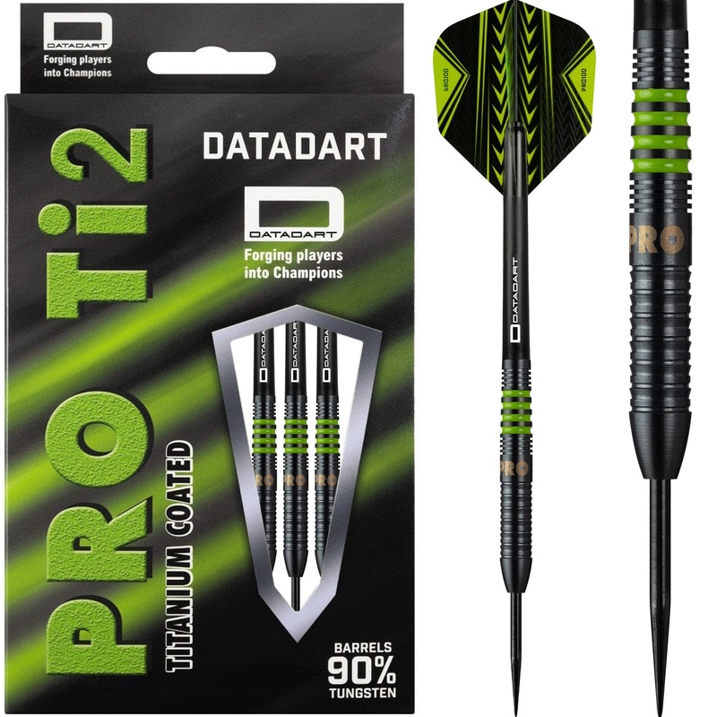 *Datadart Pro Ti2 Darts – Steel Tip – Titanium Nitride 22g