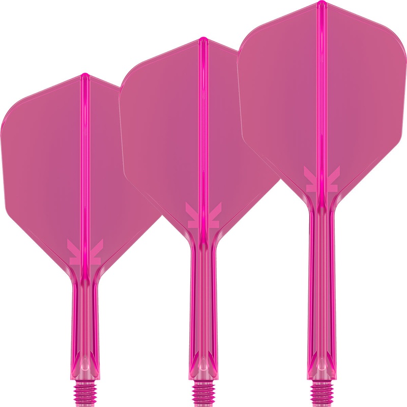 K-Flex Neon Pink No6 One Piece Dart Flights by Target Short
