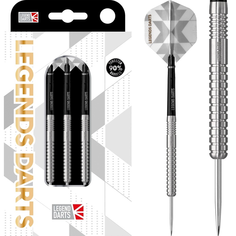 Legend Darts – Steel Tip – 90% Tungsten – Pro Series – V2 – Ringed 21g