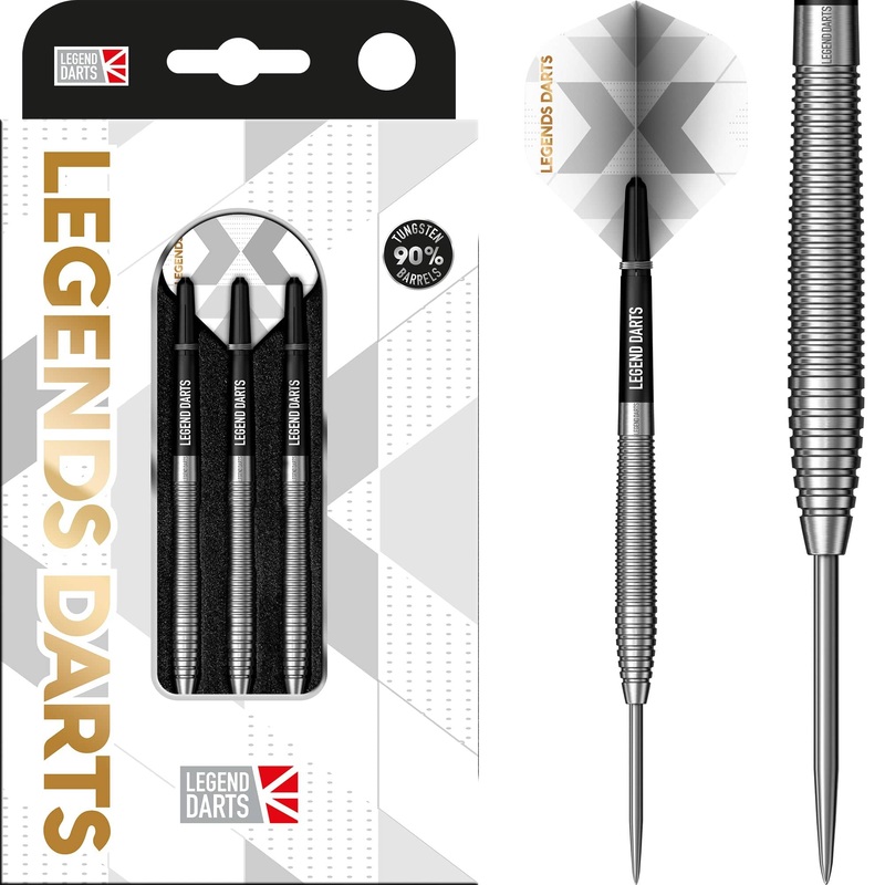 Legend Darts – Steel Tip – 90% Tungsten – Pro Series – V22 – Torpedo Ring 23g